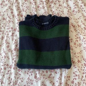 BRIANNA COTTON THICK STRIPE SWEATER